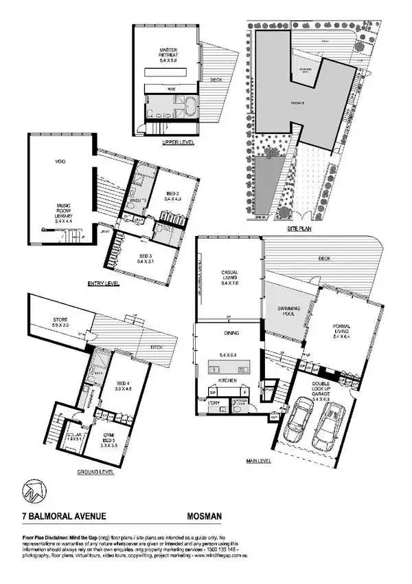 Floorplan of Homely house listing, 7 Balmoral Avenue, Mosman NSW 2088