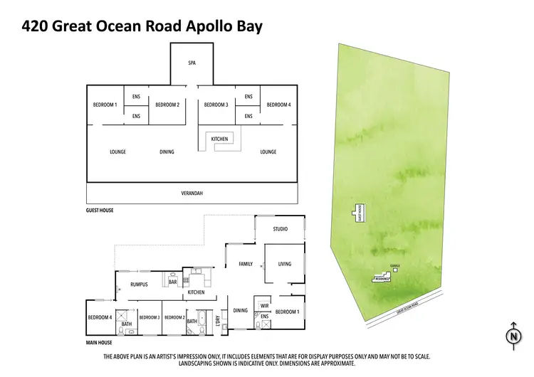 Floorplan of Homely house listing, 420 Great Ocean Road, Apollo Bay VIC 3233