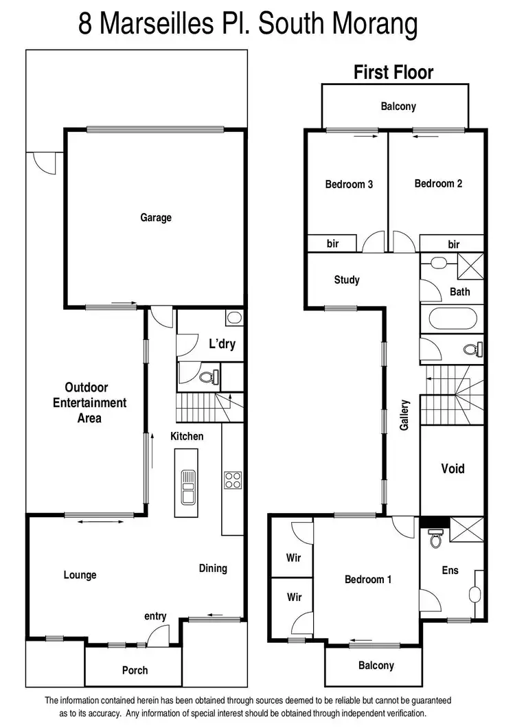 Floorplan of Homely house listing, 8 Marseilles Place, South Morang VIC 3752