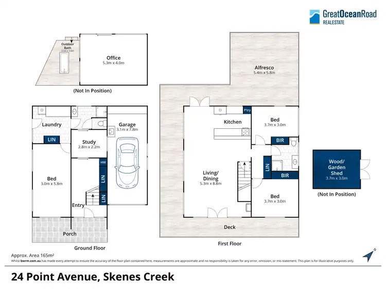 Floorplan of Homely house listing, 24 Point Avenue, Skenes Creek VIC 3233