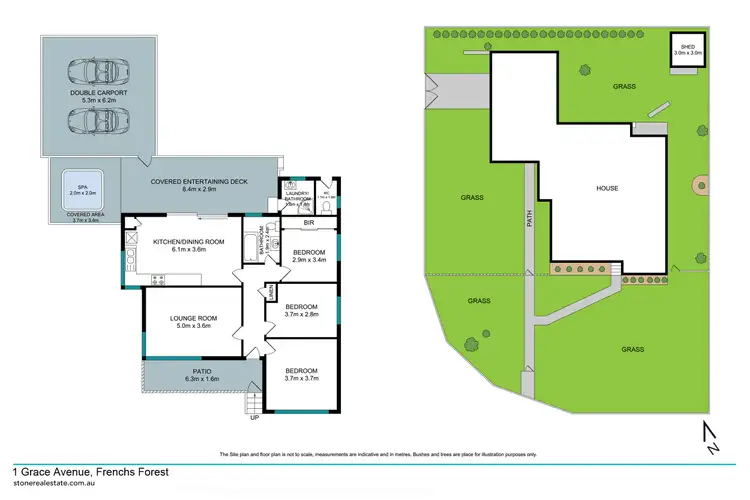Floorplan of Homely house listing, 1 Grace Avenue, Frenchs Forest NSW 2086