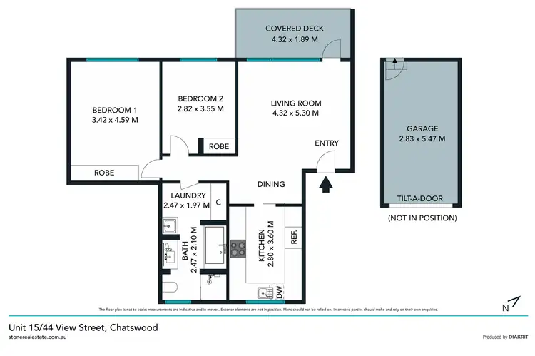 Floorplan of Homely apartment listing, 15/44 View Street, Chatswood NSW 2067