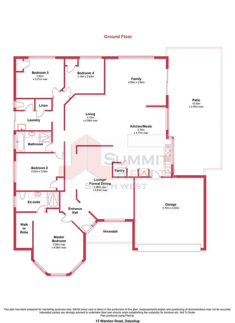 Floorplan of Homely house listing, 13 Wandoo Road, Dalyellup WA 6230