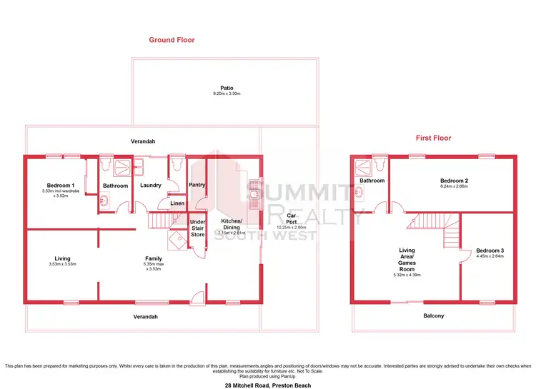 Floorplan of Homely house listing, 28 Mitchell Road, Preston Beach WA 6215