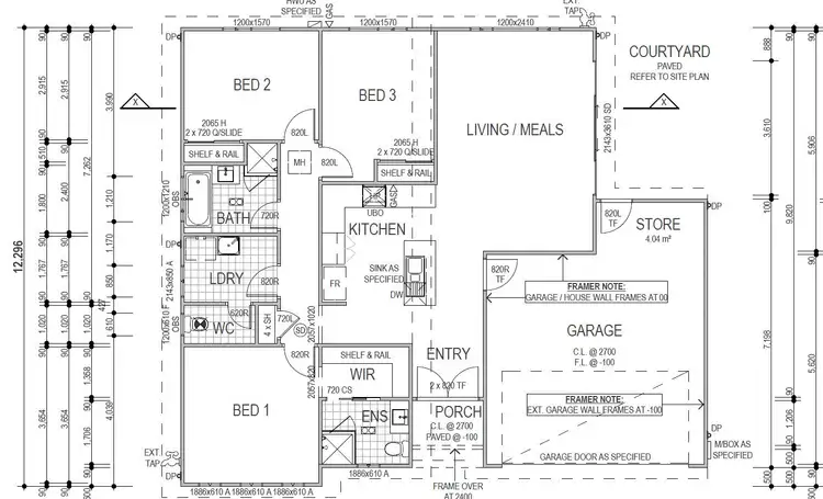Floorplan of Homely unit listing, 6A Gibbs Street, Carey Park WA 6230