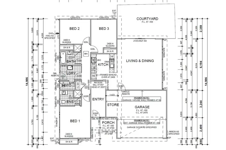 Floorplan of Homely unit listing, 7C Little Street, Carey Park WA 6230