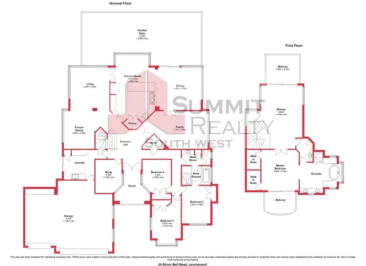 Floorplan of Homely house listing, 20 Elinor Bell Road, Leschenault WA 6233