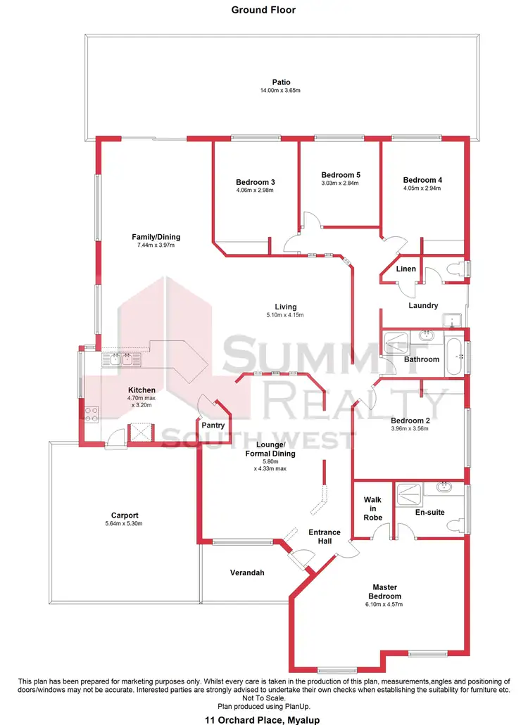 Floorplan of Homely house listing, 11 Orchard Place, Myalup WA 6220