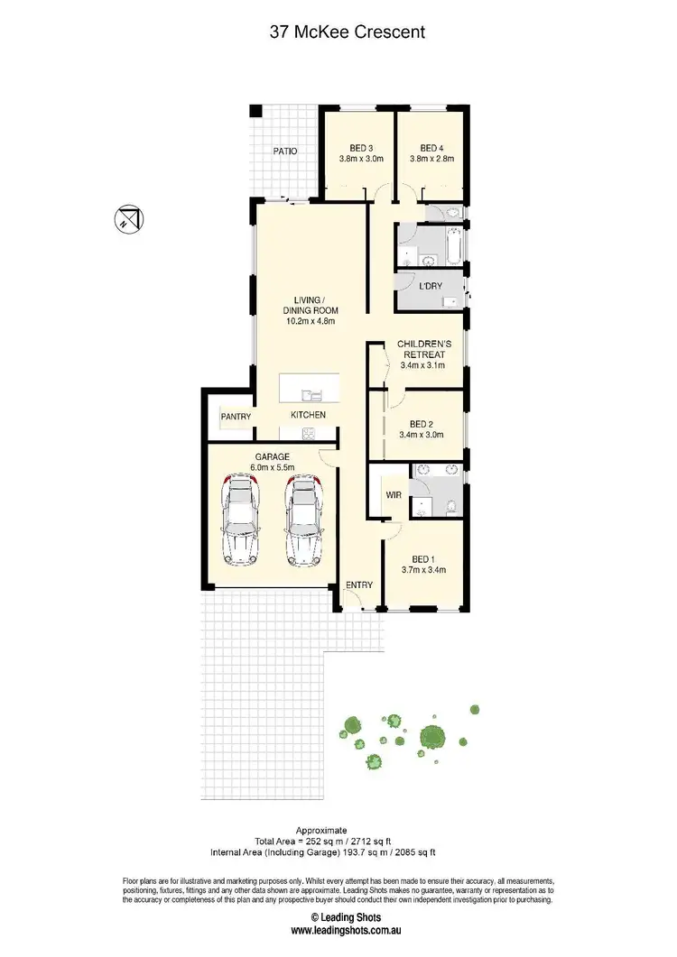 Floorplan of Homely house listing, 37 McKee Crescent, Mango Hill QLD 4509