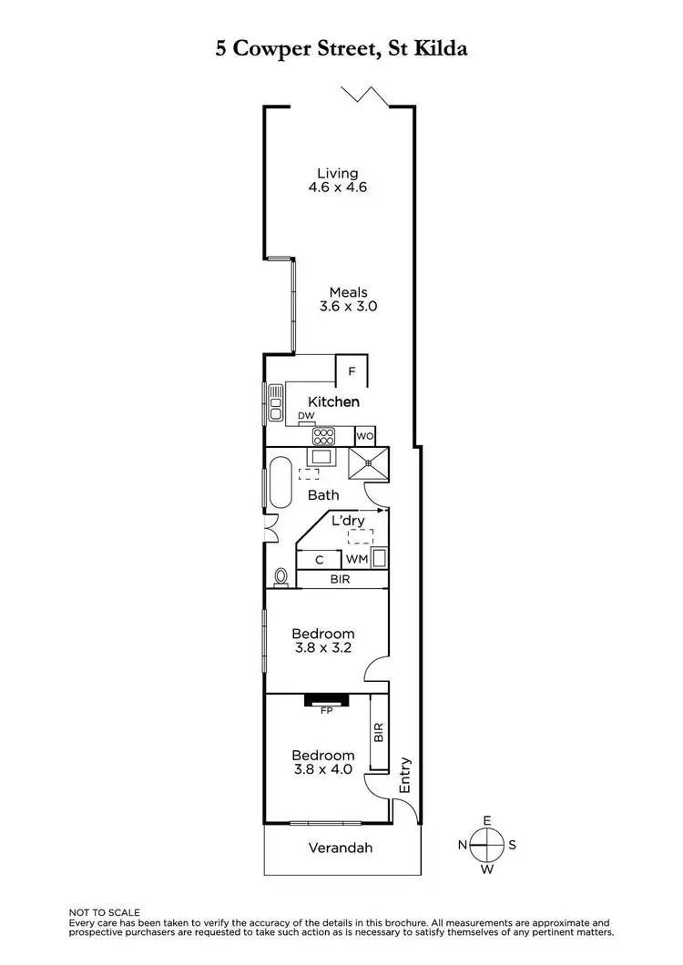Floorplan of Homely house listing, 5 Cowper Street, St Kilda VIC 3182
