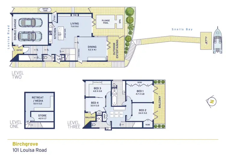 Floorplan of Homely house listing, 101 Louisa Road, Birchgrove NSW 2041