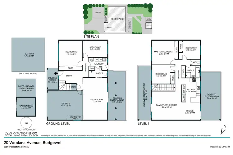 Floorplan of Homely house listing, 20 Woolana Avenue, Budgewoi NSW 2262