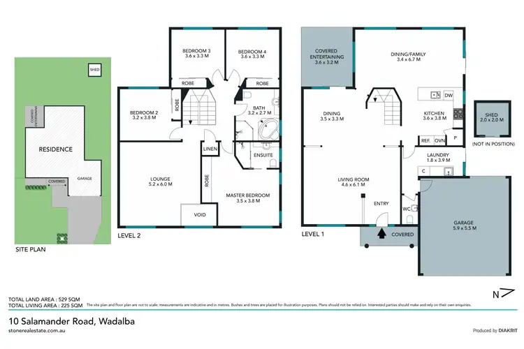 Floorplan of Homely house listing, 10 Salamander Road, Wadalba NSW 2259