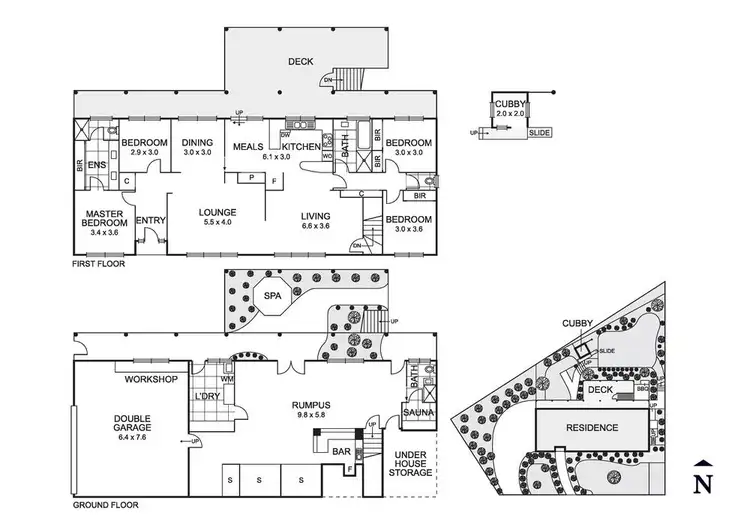 Floorplan of Homely house listing, 14 Flowerdrum Close, Templestowe VIC 3106