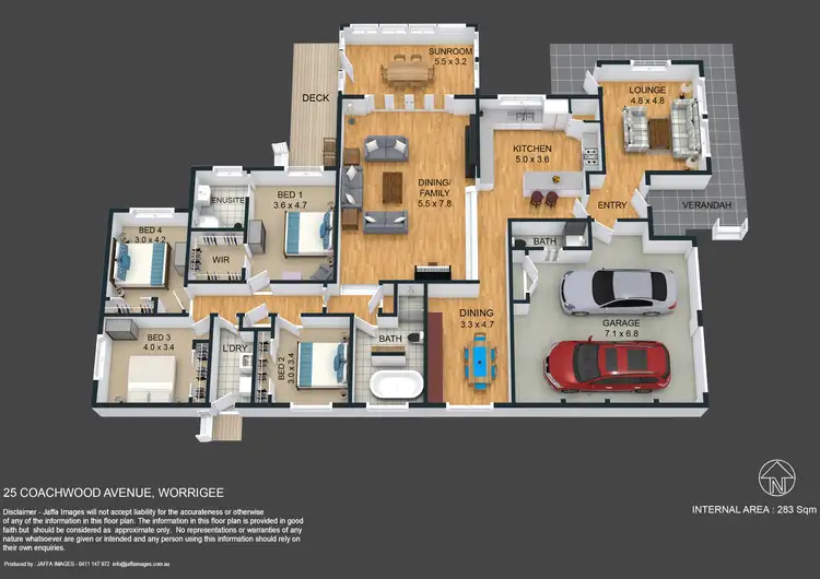 Floorplan of Homely house listing, 25 Coachwood Avenue, Worrigee NSW 2540