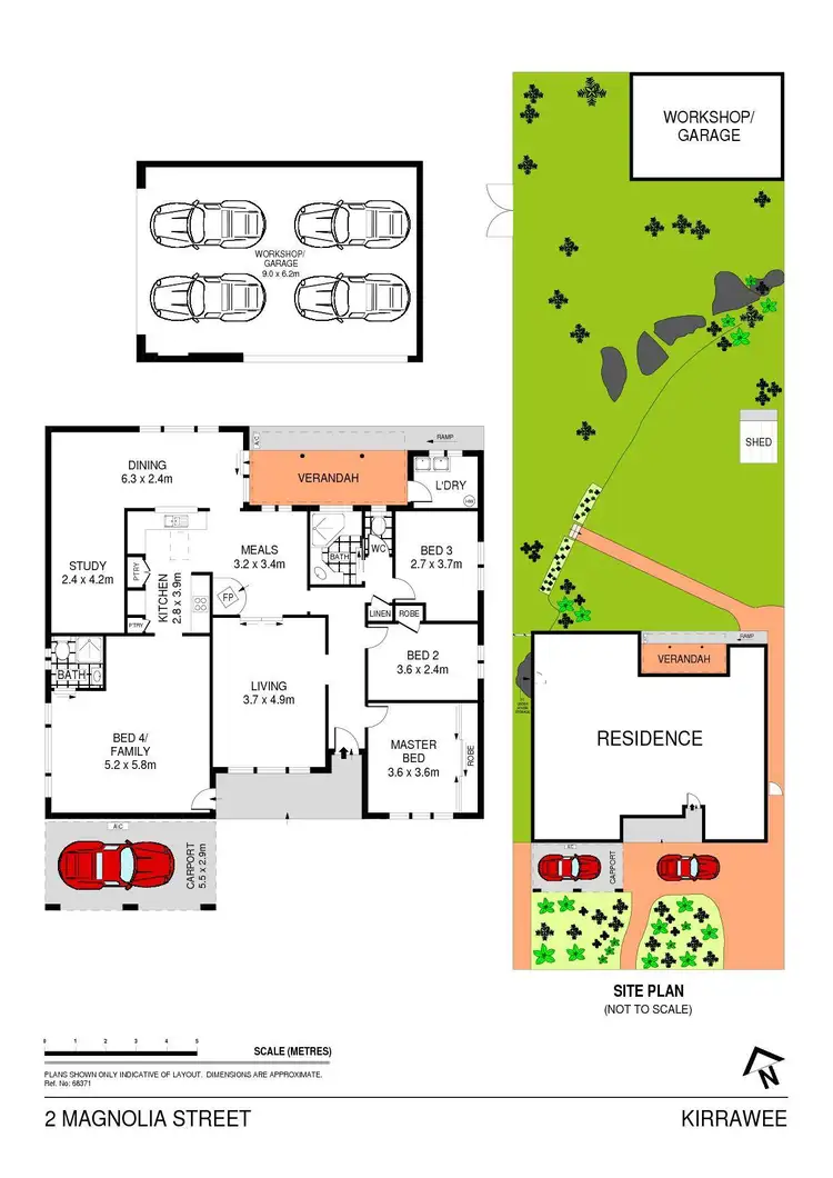 Floorplan of Homely house listing, 2 Magnolia Street, Kirrawee NSW 2232