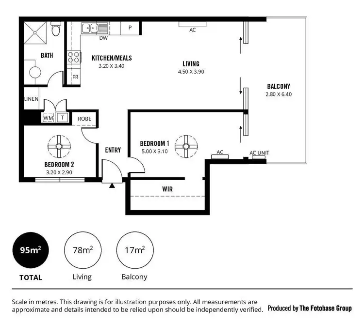 Floorplan of Homely apartment listing, 5/99 Elder Drive, Mawson Lakes SA 5095