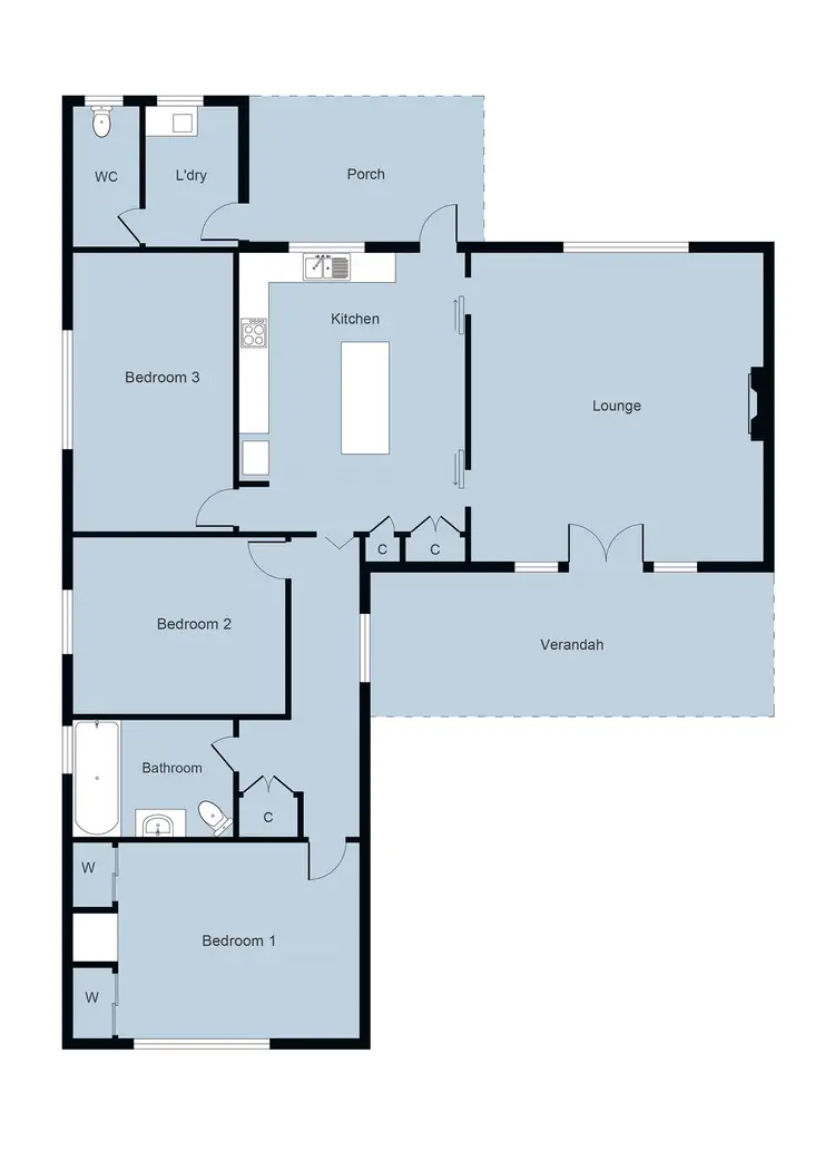 Floorplan of Homely house listing, 2 McKean Street, Maryborough VIC 3465