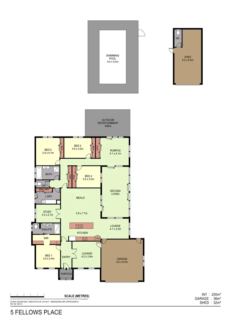 Floorplan of Homely house listing, 5 Fellows Place, Maiden Gully VIC 3551