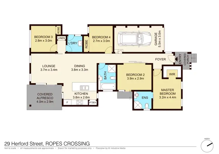 Floorplan of Homely house listing, 29 Herford Street, Ropes Crossing NSW 2760