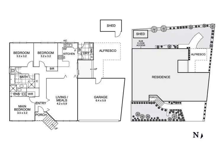 Floorplan of Homely house listing, 20 Rye Street, Mitcham VIC 3132