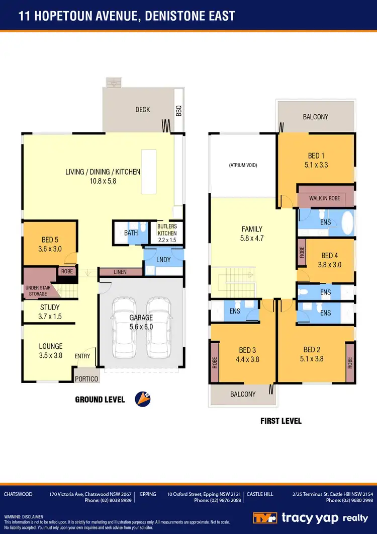 Floorplan of Homely house listing, 11 Hopetoun Avenue, Denistone East NSW 2112
