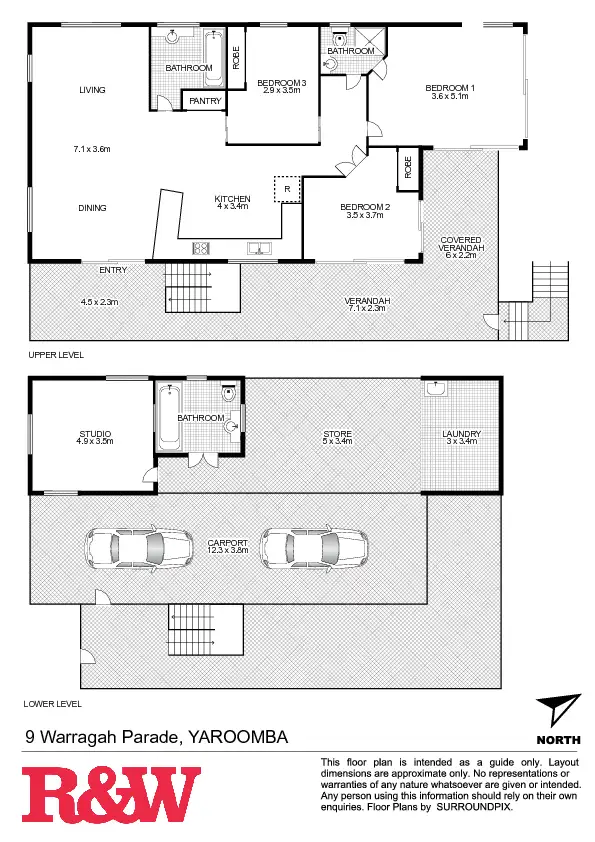 Floorplan of Homely house listing, 9 Warragah Parade, Yaroomba QLD 4573