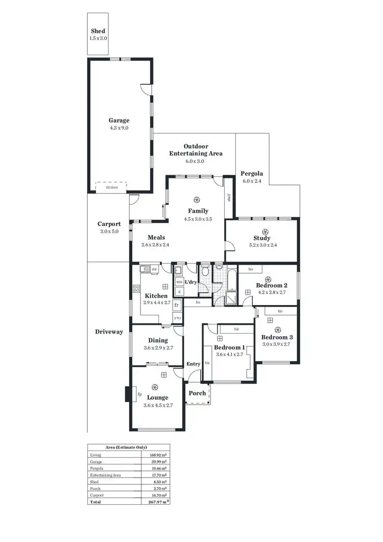 Floorplan of Homely house listing, 17 Parry Avenue, Somerton Park SA 5044