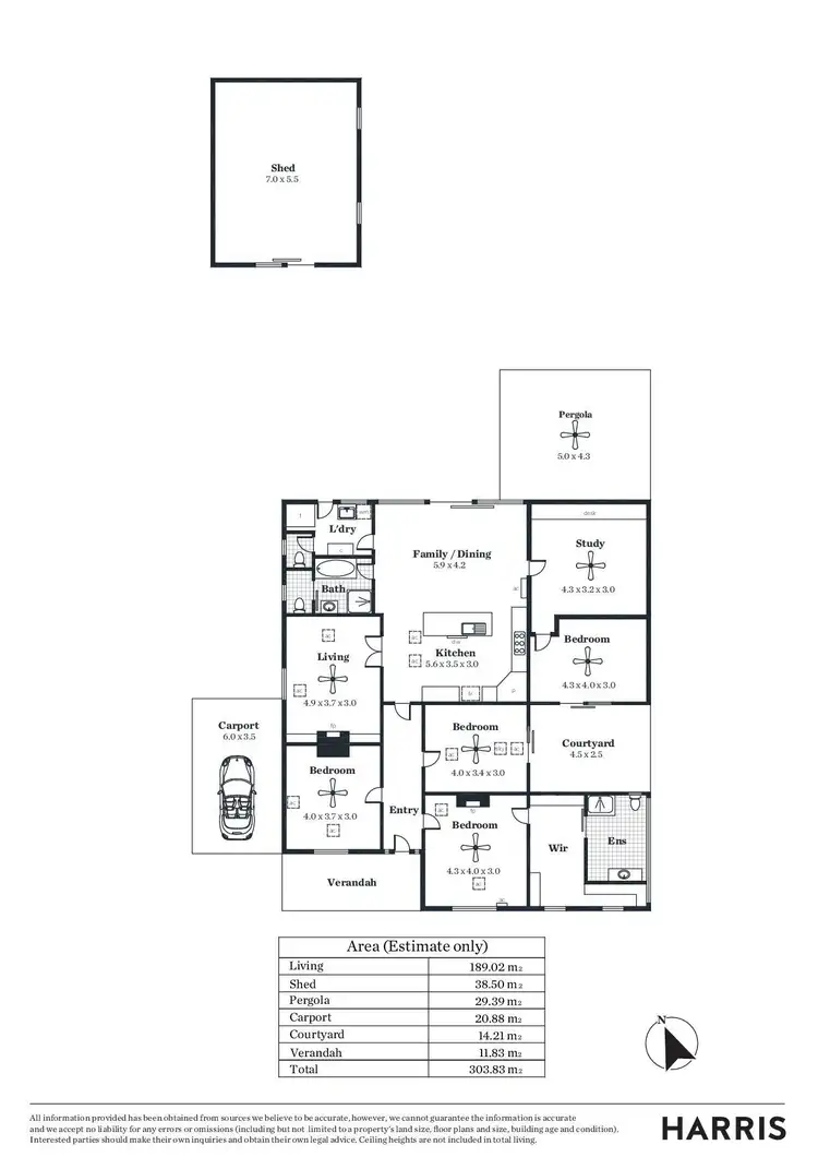 Floorplan of Homely house listing, 3 Bevington Road, Glenunga SA 5064