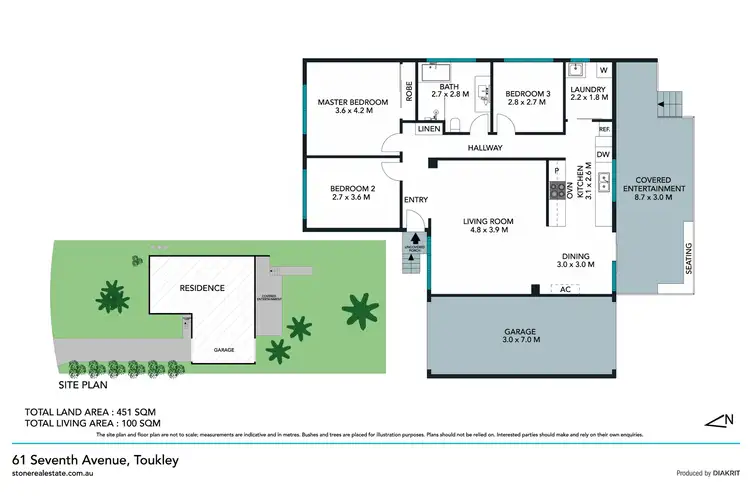 Floorplan of Homely house listing, 61 Seventh Avenue, Toukley NSW 2263