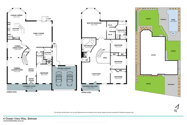 Floorplan of Homely house listing, 4 Ocean View Way, Belrose NSW 2085