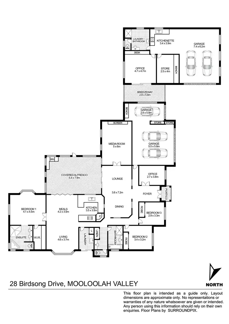 Floorplan of Homely house listing, 28 Birdsong Drive, Mooloolah Valley QLD 4553