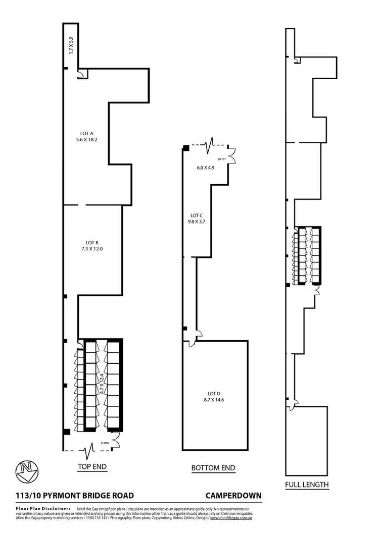 Floorplan of Homely studio listing, 113/10 Pyrmont Bridge Road, Camperdown NSW 2050