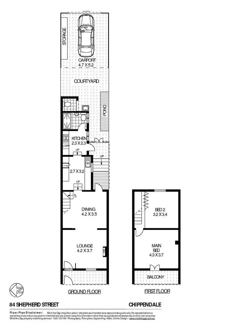 Floorplan of Homely house listing, 84 Shepherd Street, Chippendale NSW 2008