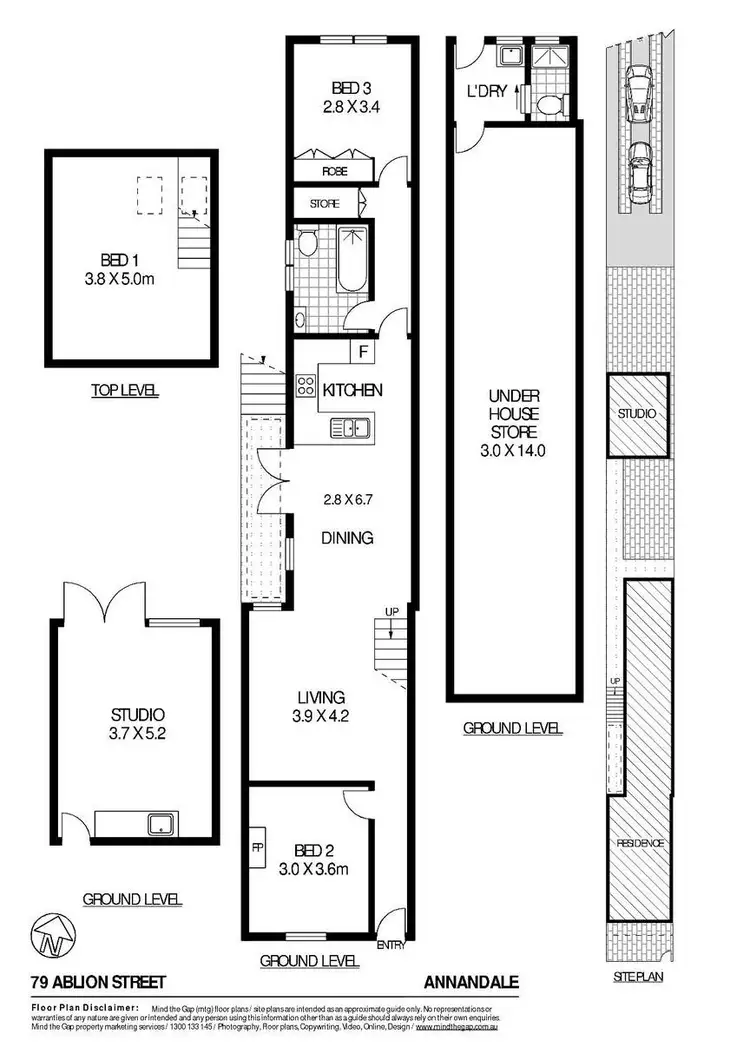 Floorplan of Homely house listing, 79 Albion Street, Annandale NSW 2038