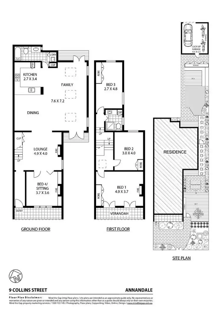 Floorplan of Homely house listing, 9 Collins Street, Annandale NSW 2038
