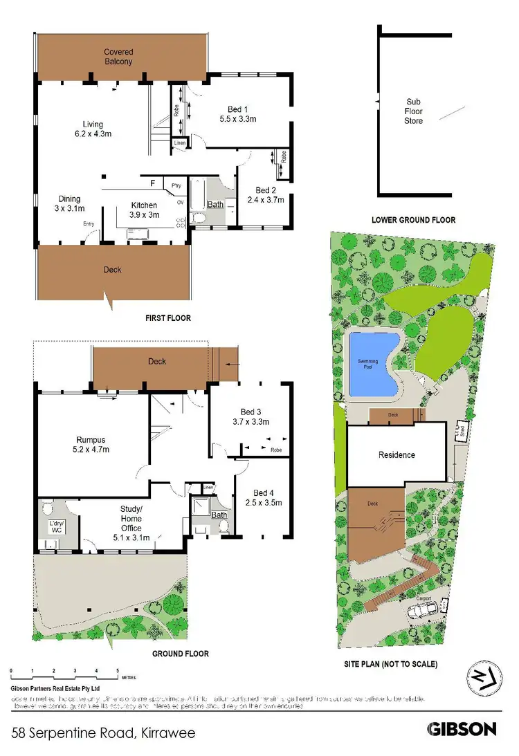 Floorplan of Homely house listing, 58 Serpentine Road, Kirrawee NSW 2232