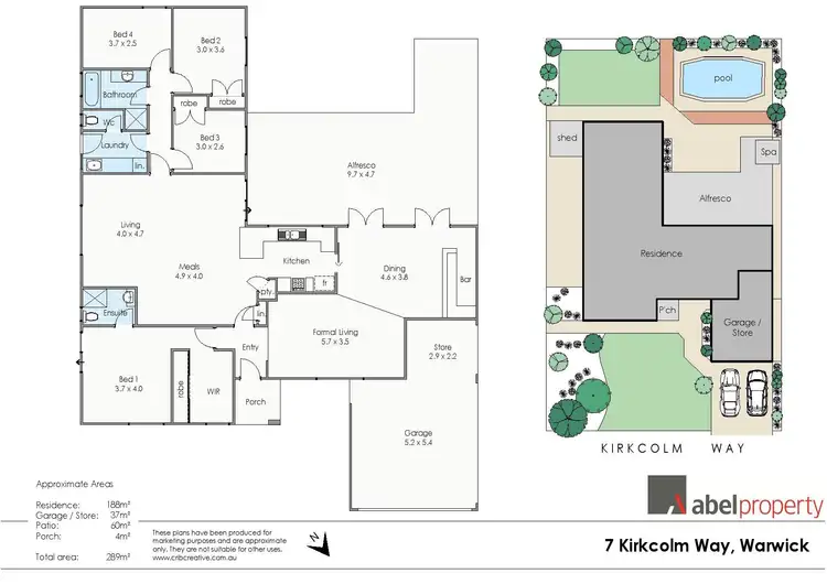 Floorplan of Homely house listing, 7 Kirkcolm Way, Warwick WA 6024