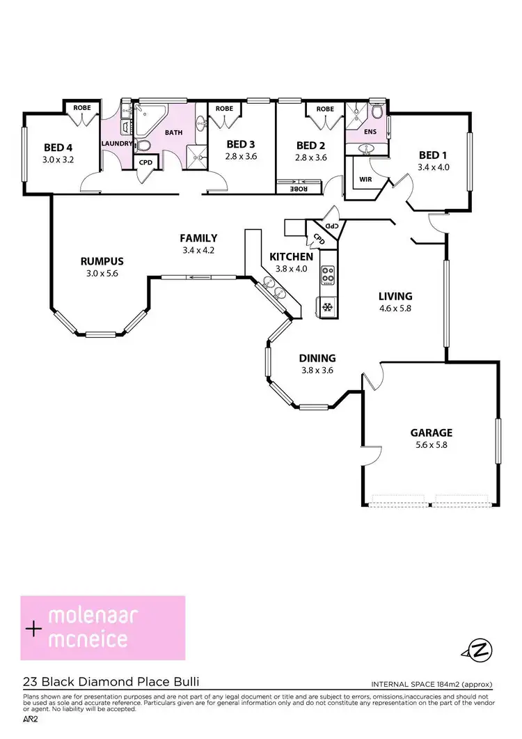 Floorplan of Homely house listing, 23 Black Diamond Place, Bulli NSW 2516