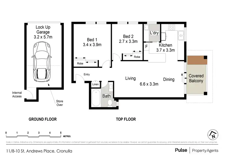 Floorplan of Homely apartment listing, 11/8-10 St Andrews Place, Cronulla NSW 2230