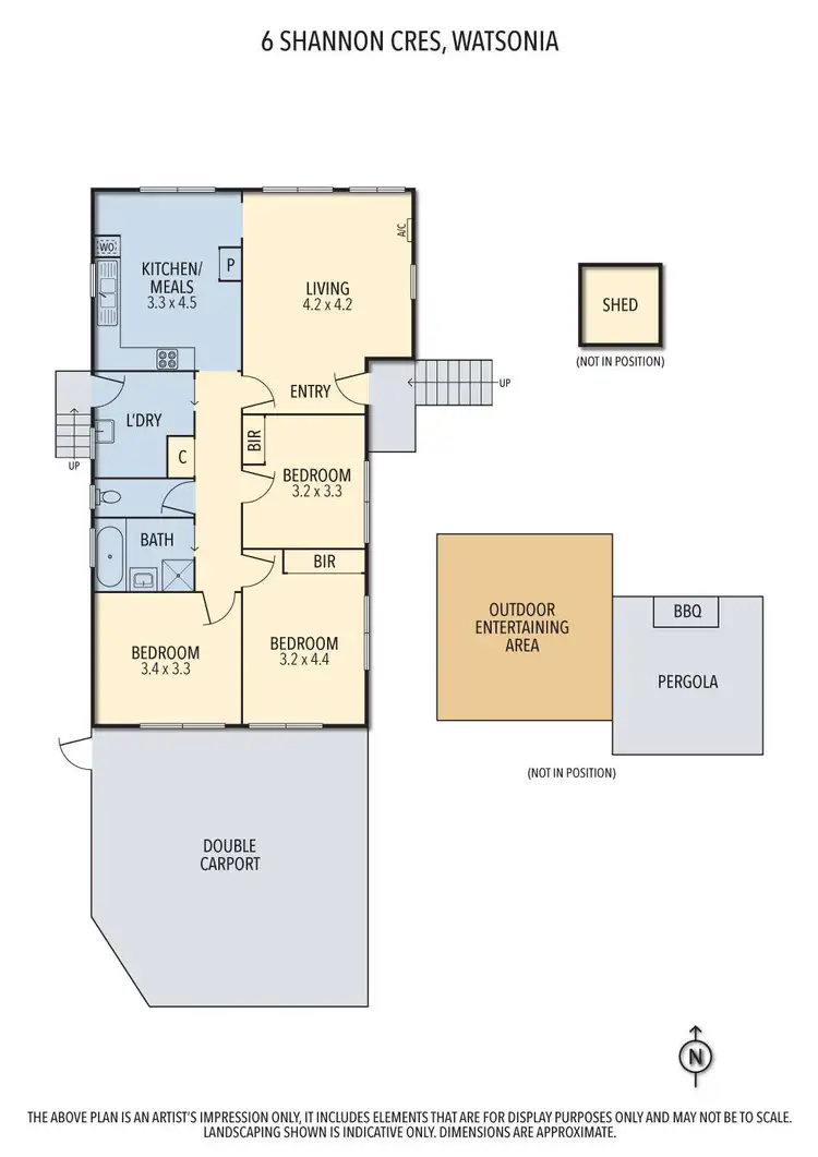 Floorplan of Homely house listing, 6 Shannon Crescent, Watsonia VIC 3087