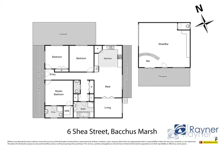 Floorplan of Homely house listing, 6 Shea Street, Bacchus Marsh VIC 3340