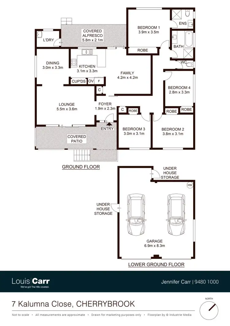 Floorplan of Homely house listing, 7 Kalumna Close, Cherrybrook NSW 2126