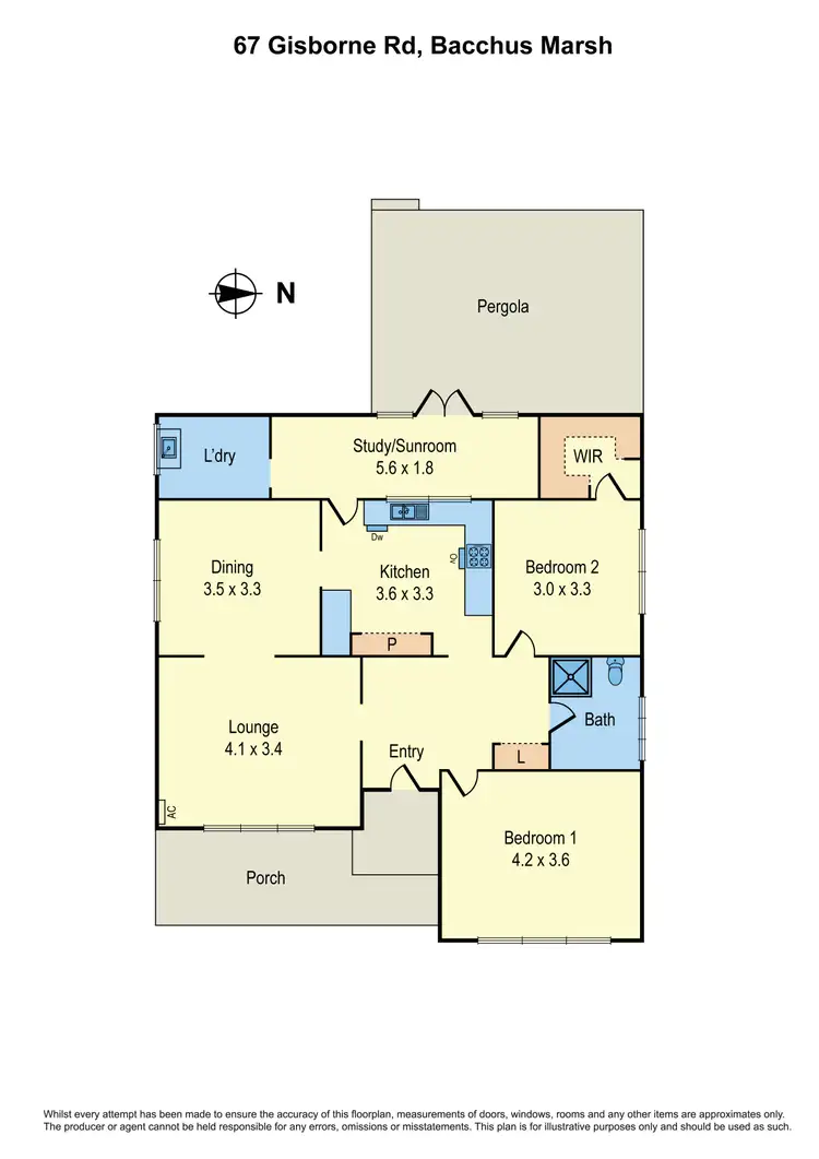 Floorplan of Homely house listing, 67 Gisborne Road, Bacchus Marsh VIC 3340