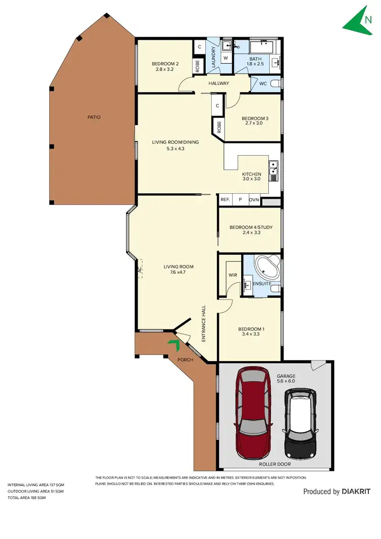 Floorplan of Homely house listing, 6 Orama Avenue, Carrum Downs VIC 3201