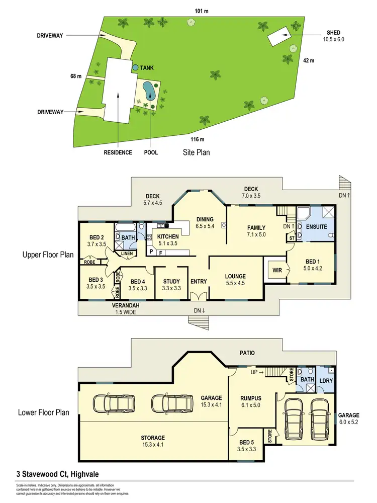 Floorplan of Homely house listing, 3 Stavewood Court, Highvale QLD 4520