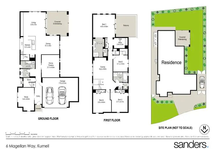 Floorplan of Homely house listing, 6 Magellan Way, Kurnell NSW 2231