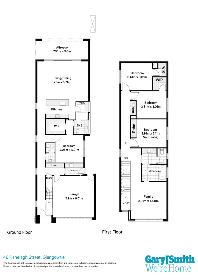 Floorplan of Homely townhouse listing, 46 Ranelagh Street, Glengowrie SA 5044