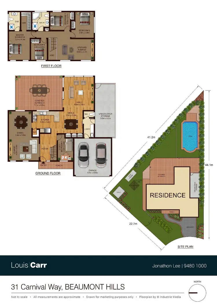 Floorplan of Homely house listing, 31 Carnival Way, Beaumont Hills NSW 2155