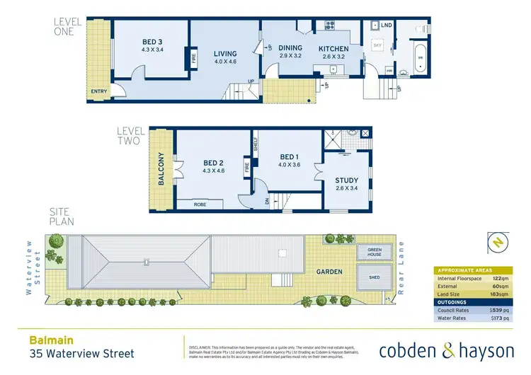 Floorplan of Homely house listing, 35 Waterview Street, Balmain NSW 2041